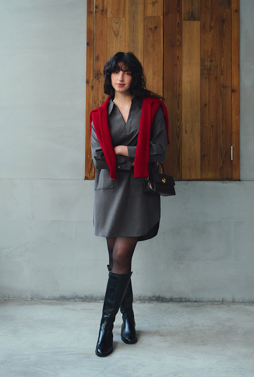 Petite Dress Grey | Petite Clothing for Women | Trendy Petite Dresses | Petite Fashion | Petite Store