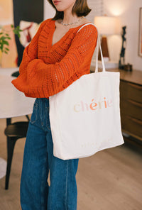 Petite Studio NYC's Cherie Canvas Tote in Colorblock
