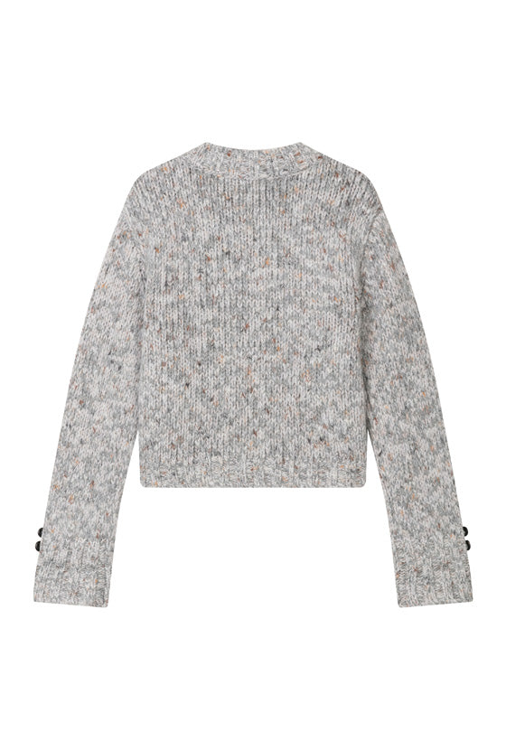 Petite Studio's Colt Wool Cardigan in Grey