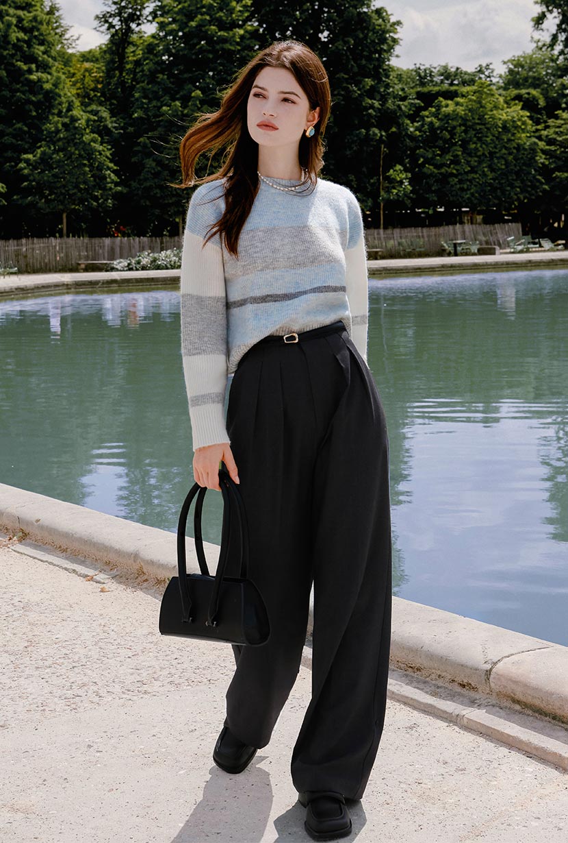 Petite Studio's Leather Belt in Black