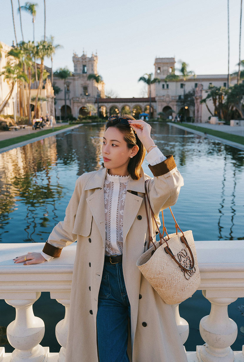 Hagar Trench Coat - Beige