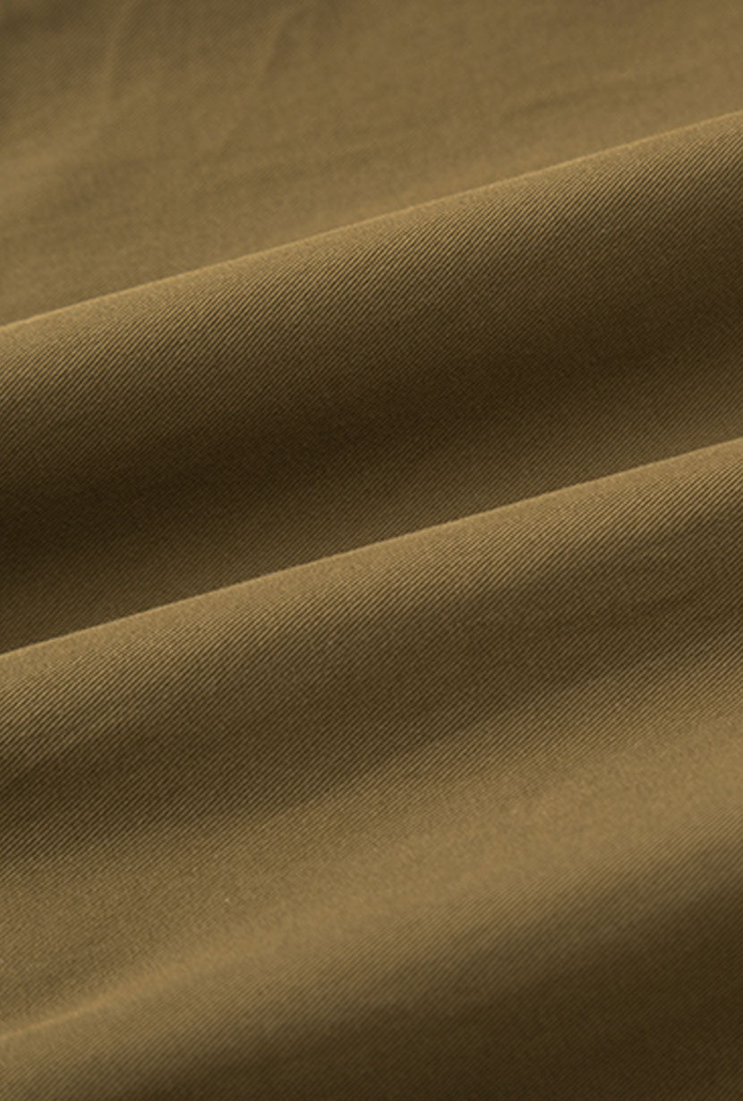 Petite Studio's Bryce Cotton Barn Jacket in Olive Brown