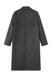 Petite Studio's Allister Wool Coat in Charcoal