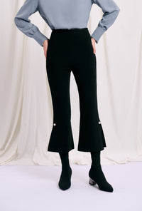 Petite Studio's Office-Appropriate Buvette Pearl Pants in Black