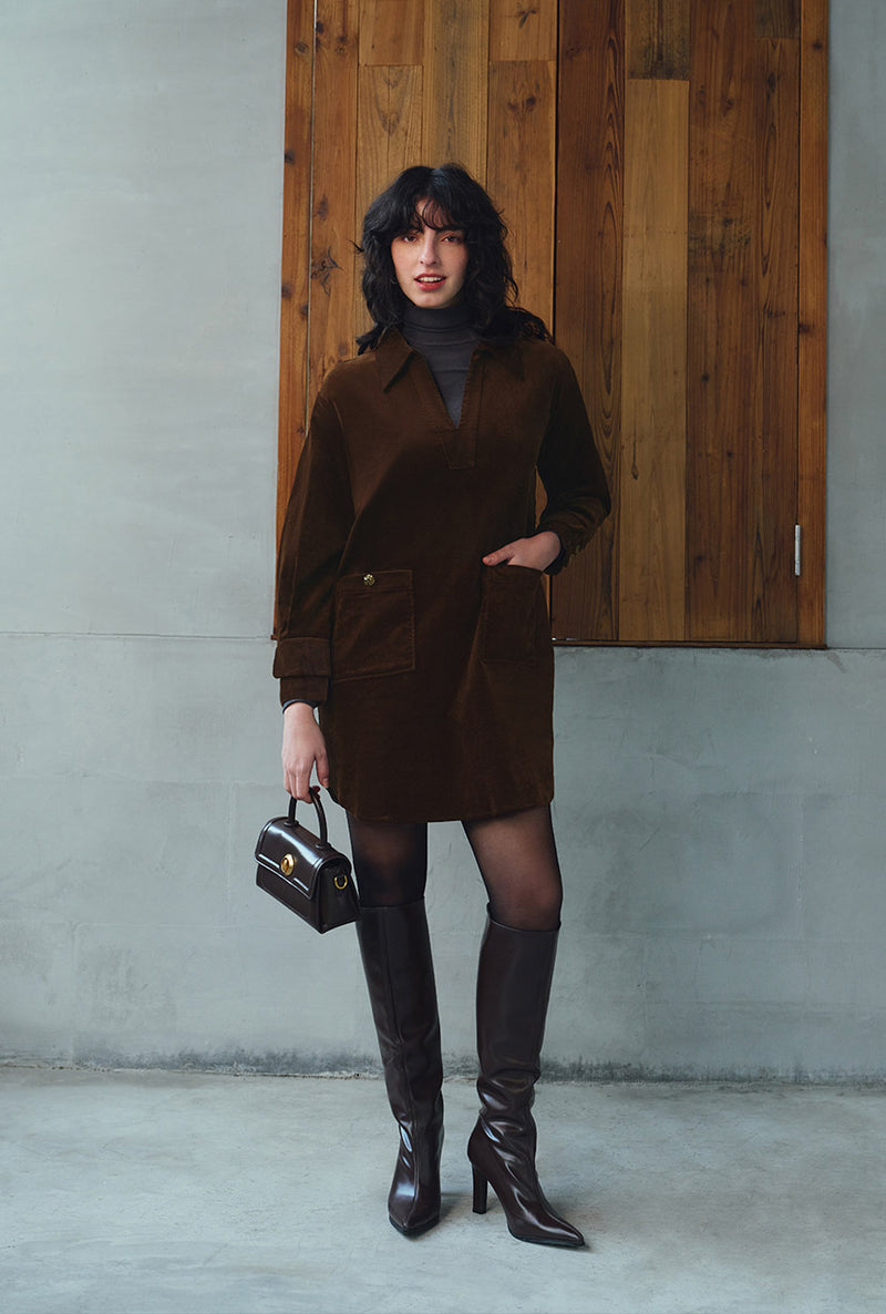 Petite Dress Brown | Petite Clothing for Women | Trendy Petite Dresses | Petite Fashion | Petite Store | Abby Wool Blend Dress in Brown, XXS / Brown Petite Dress Brown | Petite Clothing for Women | Trendy Petite Dresses | Petite Fashion | Petite Store | Abby Wool Blend Dress in Brown, XXS / Brown