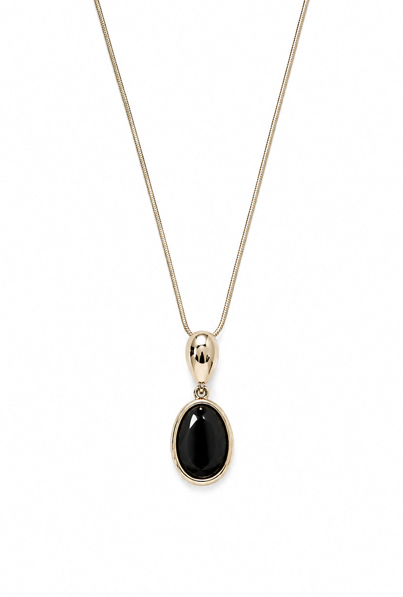 Petite Studio's Azari Black Onyx Pendant Necklace