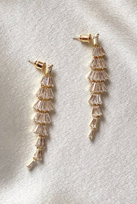Petite Studio's Crystal Fringe Earrings