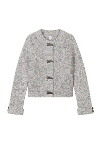 Petite Studio's Colt Wool Cardigan in Grey