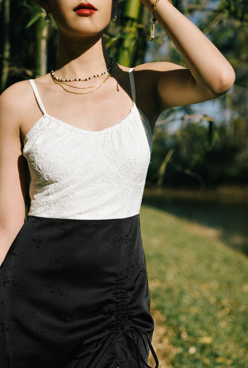 Petite Studio's Faye Dress in Black and White