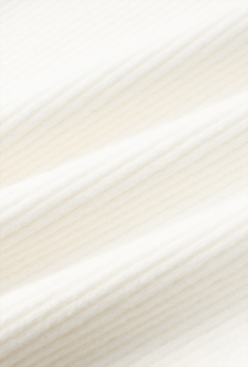Petite Studio's Gael Adjustable Sleeve Knit in Ivory