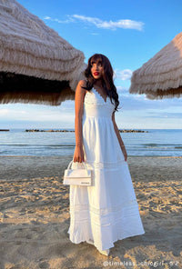 Petite Studio's Imogene Dress in White Eyelet