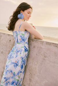 Petite Studio's Marion Dress in Blue Floral 