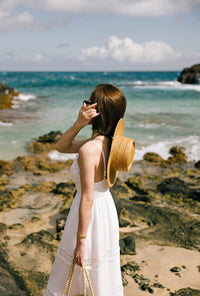 Petite Studio's Imogene Dress in White Eyelet 