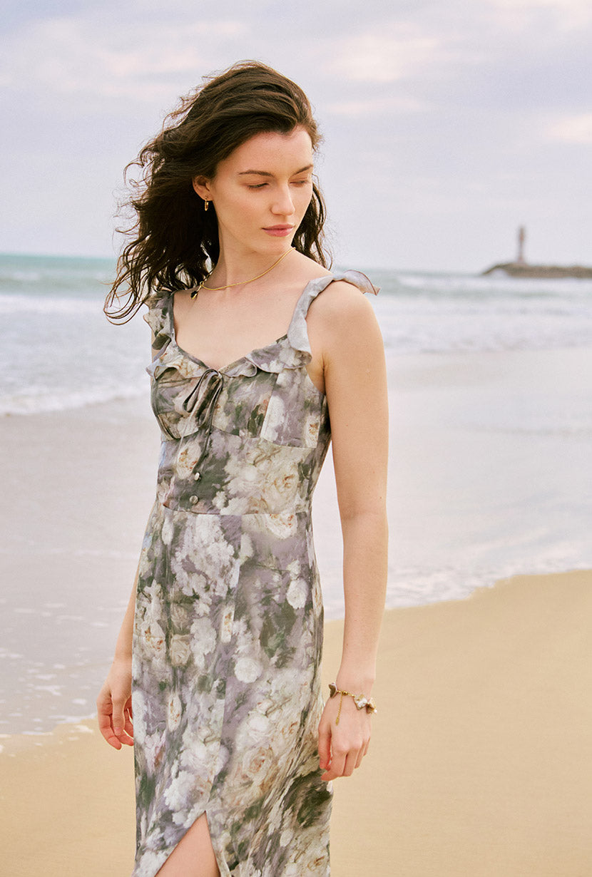 Petite Studio's Tiana Dress in Sage Floral