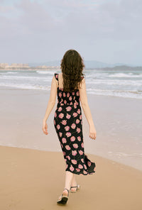 Petite Studio's Tiana Dress in Black Floral