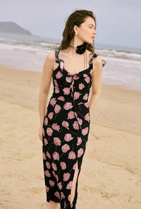 Petite Studio's Tiana Dress in Black Floral