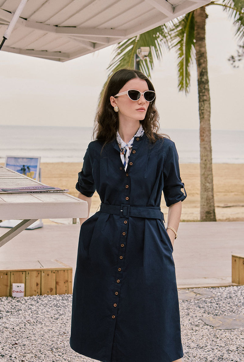 Mile Dress in Navy Mile Dress in Navy