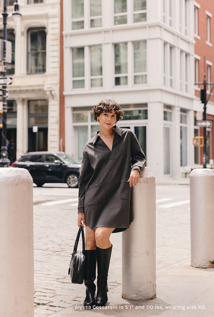 Petite Dress Grey | Petite Clothing for Women | Trendy Petite Dresses | Petite Fashion | Petite Store | Abby Wool Blend Dress in Charcoal, XXS / Black Petite Dress Grey | Petite Clothing for Women | Trendy Petite Dresses | Petite Fashion | Petite Store | Abby Wool Blend Dress in Charcoal, XXS / Black
