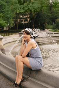 Petite Studio's Denzel Cotton Dress Striped 