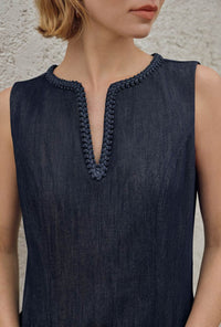Petite Studio's Denzel Cotton Dress in Indigo