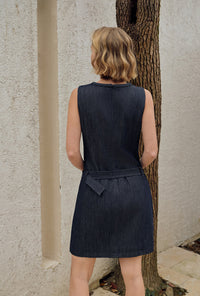 Petite Studio's Denzel Cotton Dress in Indigo