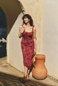 Petite Studio's Felisse Midi Dress in Vintage Floral