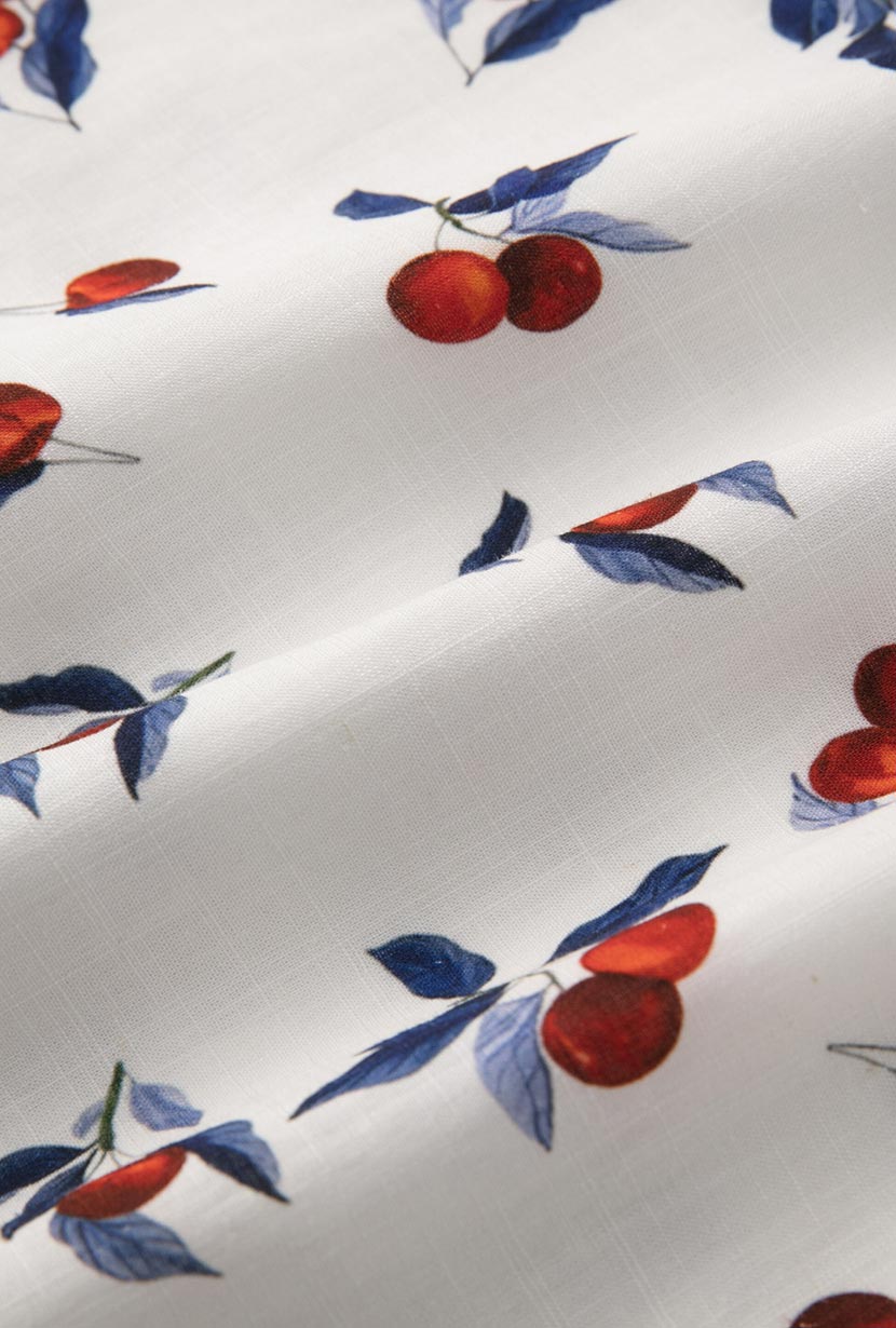 Petite Studio's Virginia Dress in White Cherry
