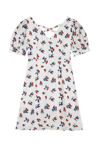 Petite Studio's Virginia Dress in White Cherry