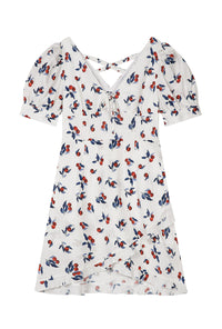 Petite Studio's Virginia Dress in White Cherry