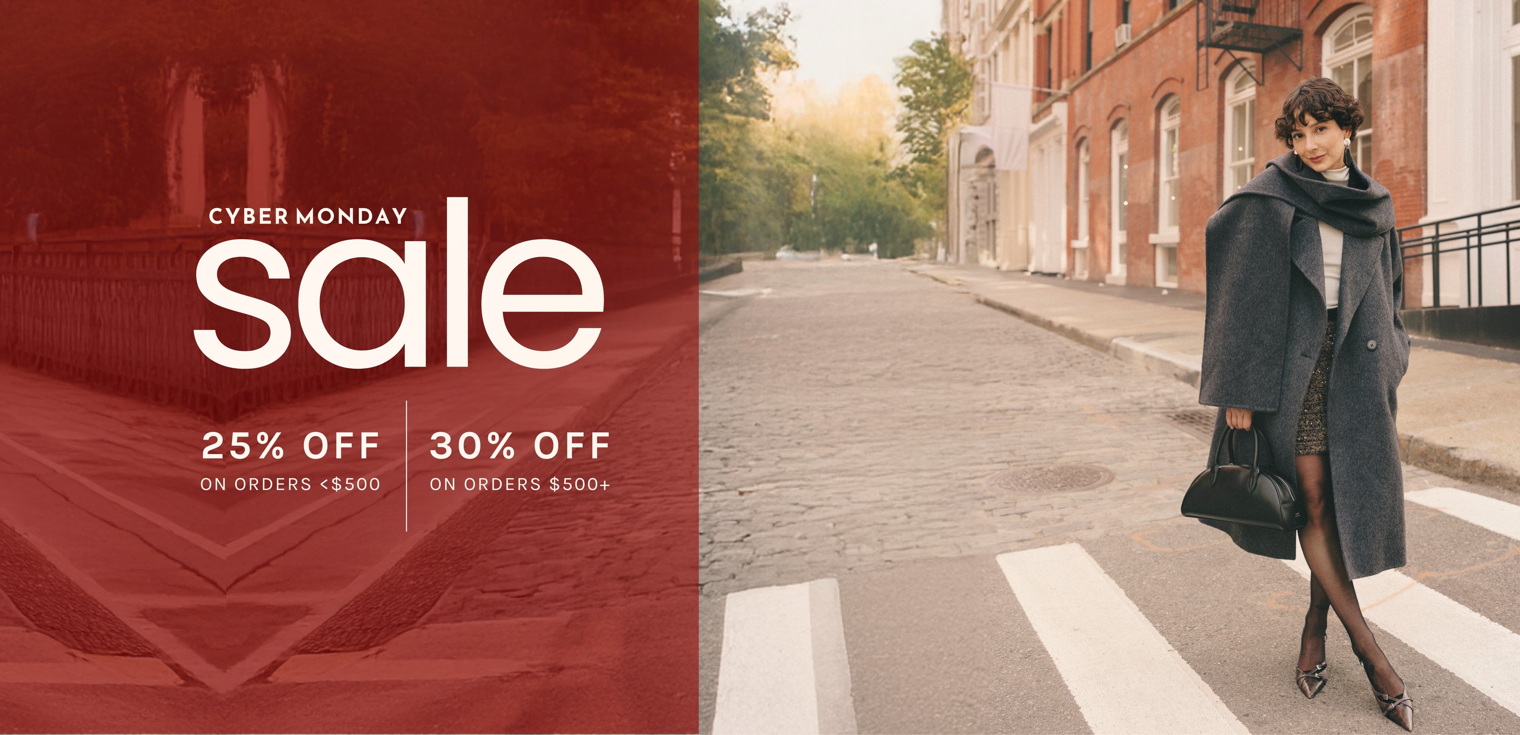 Petite Studio NYC Cyber Monday Sale Banner