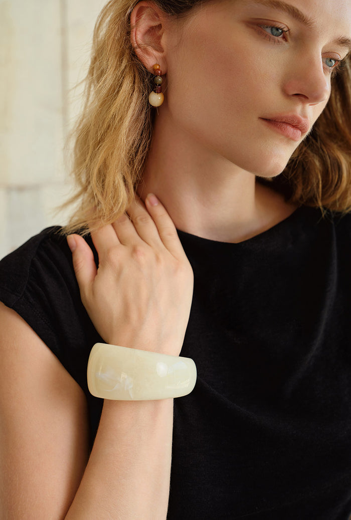 Petite Studio's Florian Beaded Stud Earrings