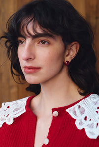 Petite Studio's Adina Enamel Clip Earrings