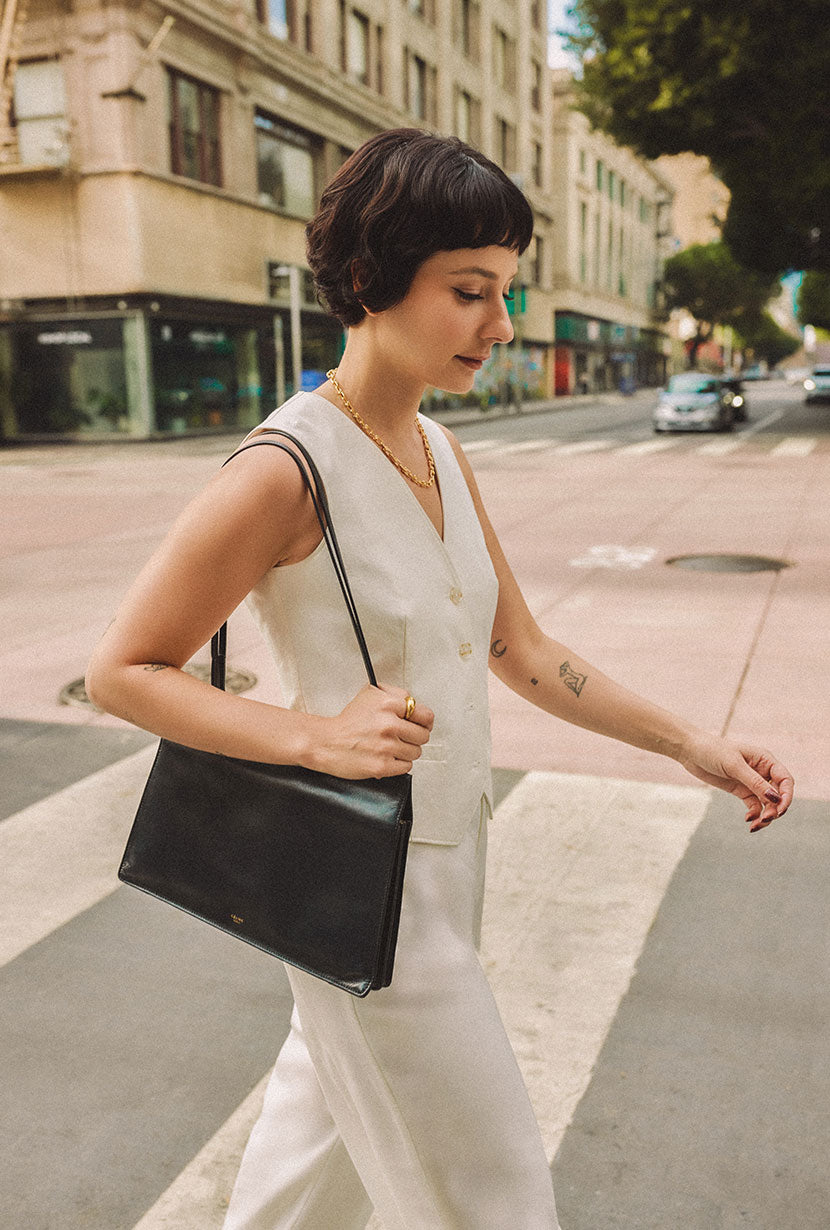 Petite Studio's Bridgett Vest in Ivory