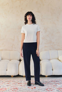 Petite Studio's Eunice Cotton T-shirt in Ivory