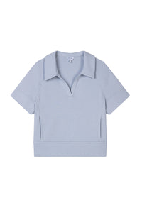 Petite Studio's Elowen Cotton Top in Serenity Blue