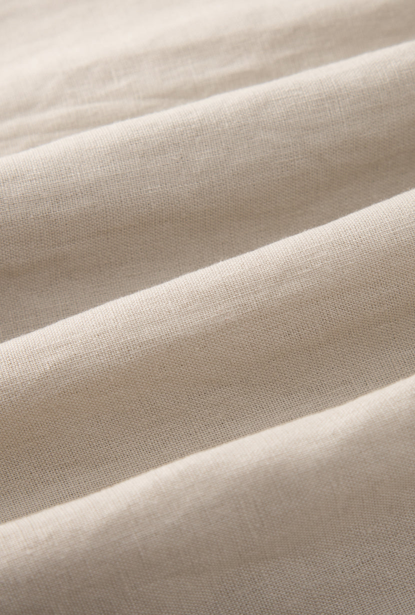 Petite Studio's Rozi Linen Vest in Sand