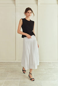 Petite Studio's Jeevan Jersey Cotton Top in Black
