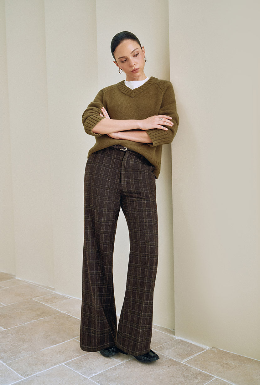 Petite Studio's Samuel Merino Wool Sweater in Mustard
