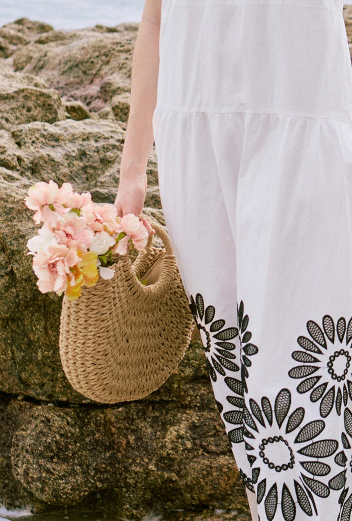 Petite Studio's Summer Woven Beach Handbag