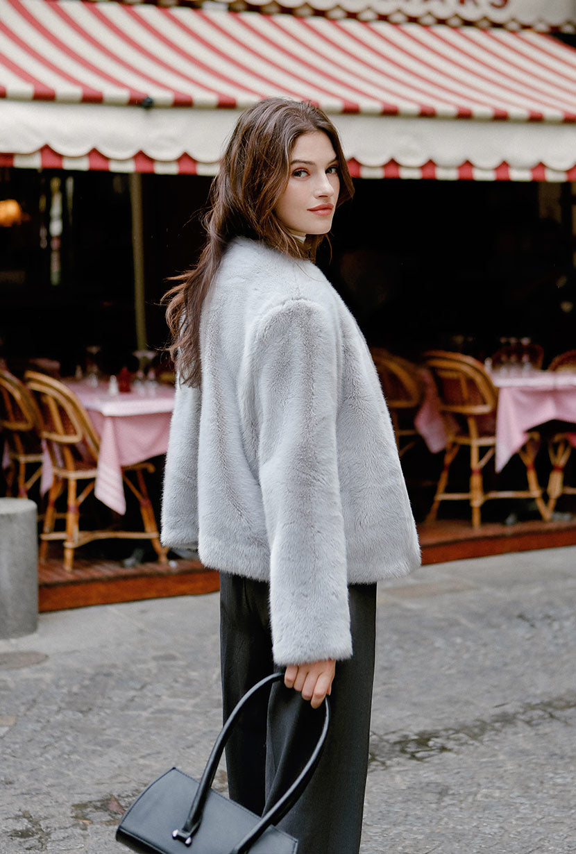 Faux fur deals coats petite sizes