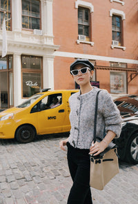 Petite Studio's Colt Wool Cardigan in Grey