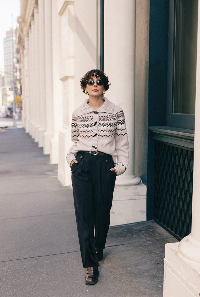 Petite Studio's Reign Wool Pants in Black