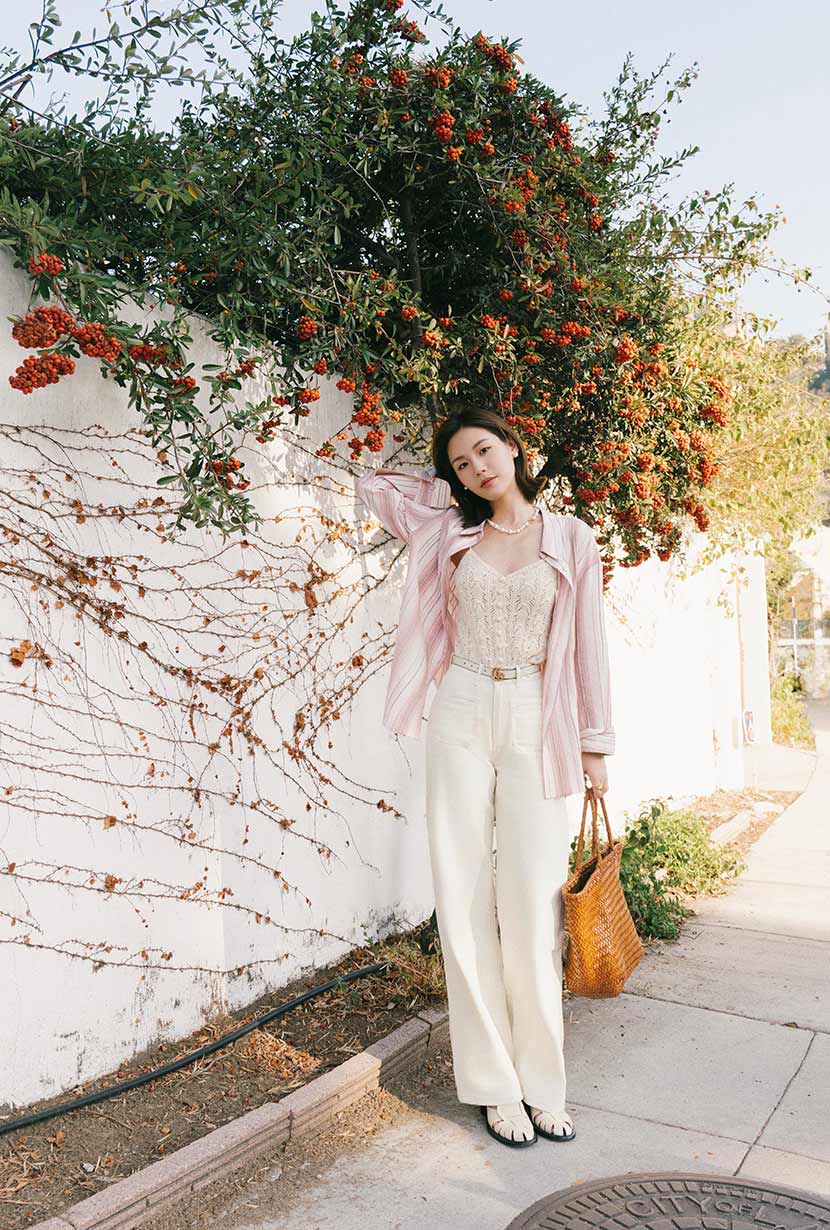 petite cream dress pants Reiss Petite Wide-Leg Tailored Trousers in Cream
