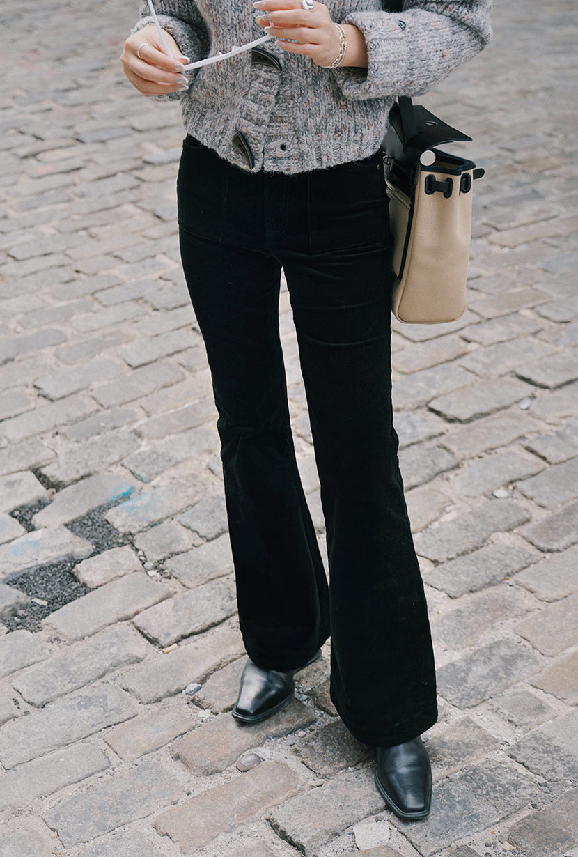 Petite Pants Black | Petite Clothing for Women | Trendy Petite Pants | Petite Studio | Cody Corduroy Flared Pants in Black, XXS / Black Petite Pants Black | Petite Clothing for Women | Trendy Petite Pants | Petite Studio | Cody Corduroy Flared Pants in Black, XXS / Black