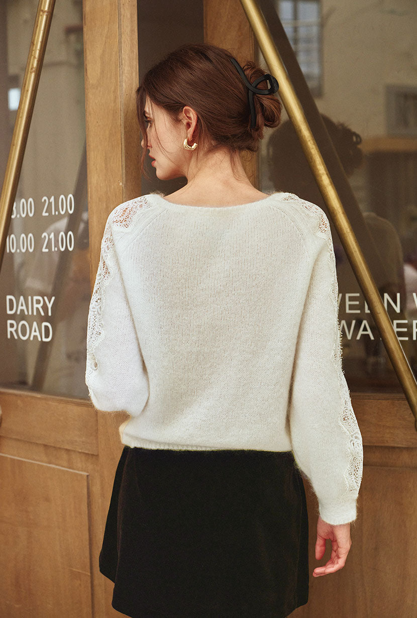 Petite Studio's Manon Velvet Skirt in Brown