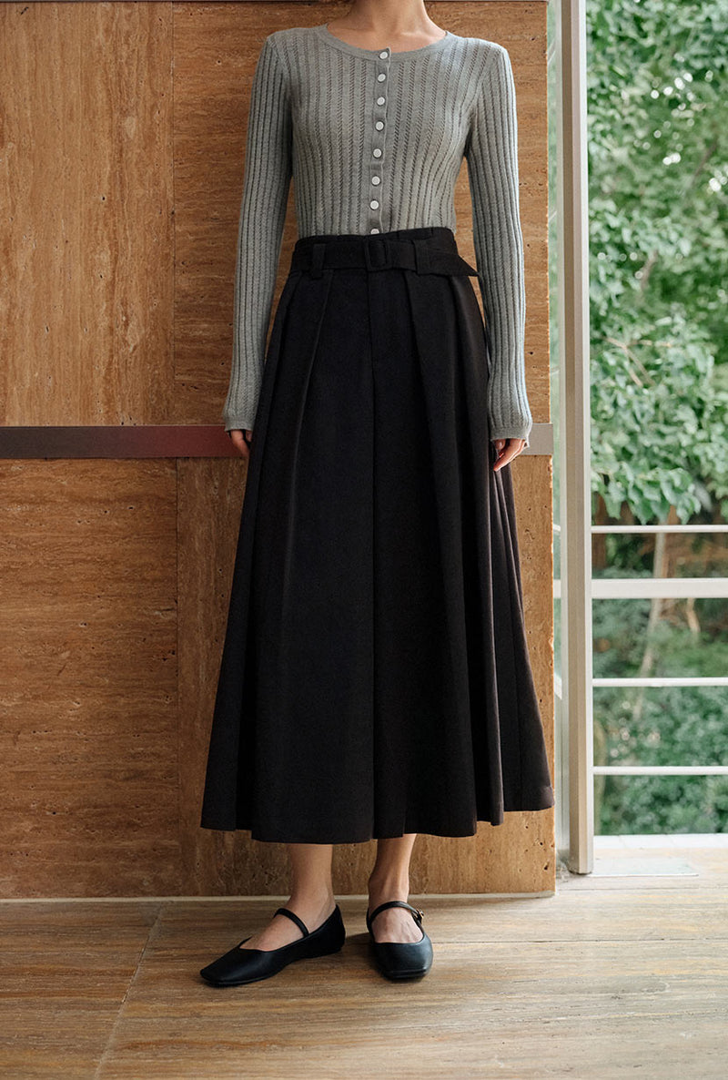 Petite Studio's Darby Wide-Leg Cotton Pants in Black - Petite Clothing for Women L / Black Petite Studio's Darby Wide-Leg Cotton Pants in Black - Petite Clothing for Women L / Black