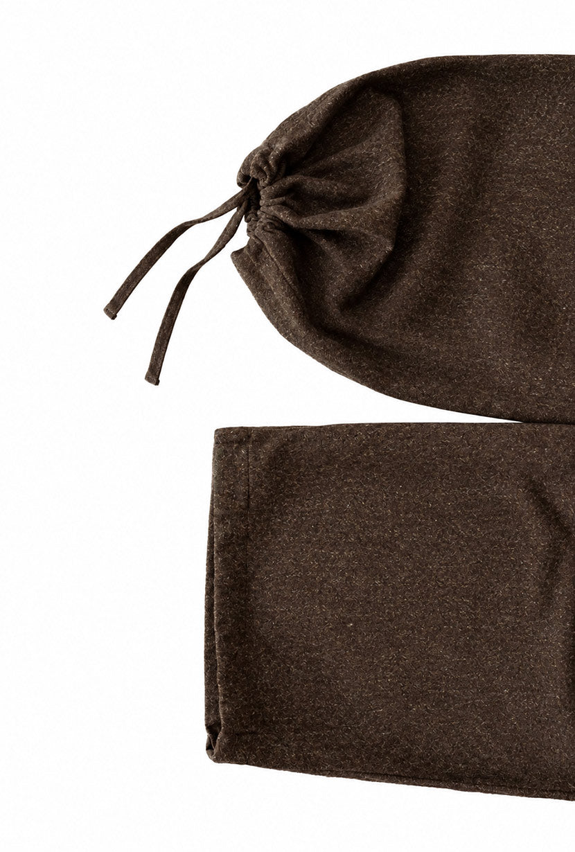 Petite Studio's Natalia Wool Pants in Brown
