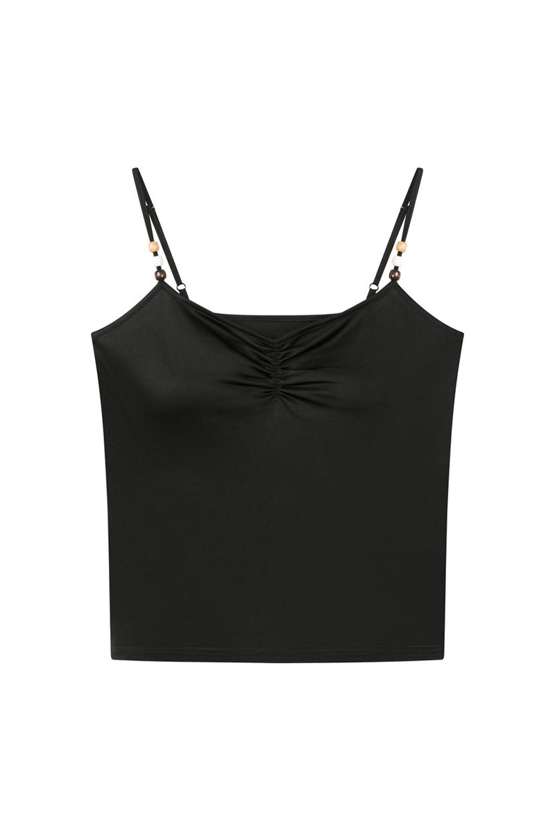 Petite Studio's Chavy Beaded Cami in Black