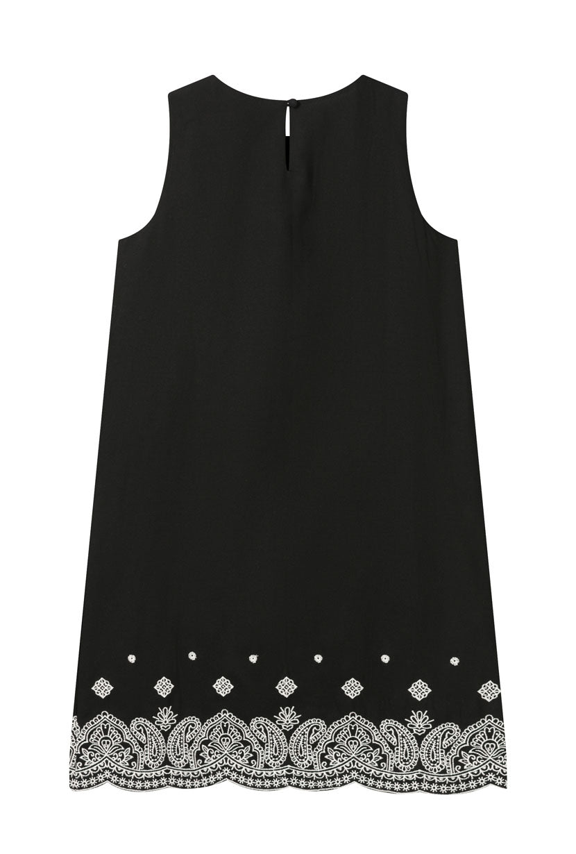 Petite Dress Black | Petite Clothing for Women | Petite Fashion | Petite Store | Petite Studio | Gorgie Embroidered Dress in Black, XXS / Black Petite Dress Black | Petite Clothing for Women | Petite Fashion | Petite Store | Petite Studio | Gorgie Embroidered Dress in Black, XXS / Black