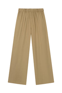 Petite Studio's Sandy Flare Pants in Camel 